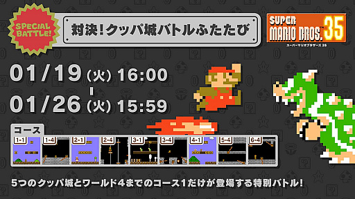 画像ギャラリー No.002のサムネイル画像 / 「SUPER MARIO BROS. 35」で世界中のプレイヤーとチャレンジ達成を目指すイベント“ワールドカウントチャレンジ”が開催