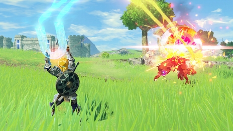 画像ギャラリー No.036のサムネイル画像 / 「ゼルダ無双 厄災の黙示録」，味方であるハイラル王やプルア，ロベリーと，敵方のコーガ様の情報が公開。アクションやイベントシーンの解説も