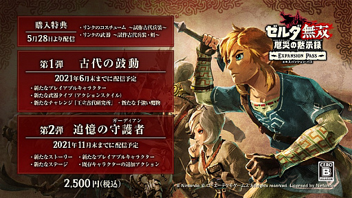 画像ギャラリー No.004のサムネイル画像 / 「ゼルダ無双 厄災の黙示録」のDLC「エキスパンション・パス」の購入特典の詳細が公開。ゲーム本編とDLCのセット販売も決定