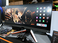 ［TGS 2021］BenQの34型ウルトラワイドディスプレイ「EX3415R」は，ちょっと珍しい機能あり。最新ディスプレイをまとめてチェック