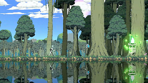 画像ギャラリー No.005のサムネイル画像 / Switch版「World for Two」が本日発売。生物が死に絶えた世界を舞台に，生き残りの博士とアンドロイドが生命を創造するRPG