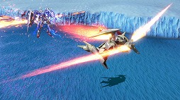 画像ギャラリー No.003のサムネイル画像 / 「ガンダムEXVS2XB」，新機体“ガラッゾ（ヒリング・ケア機）”が9月17日に実装決定＆PV公開。GNビームクローで戦う格闘寄り万能機