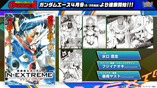 画像ギャラリー No.013のサムネイル画像 / 「機動戦士ガンダム EXVS2XB」の新展開“Project N-EXTREME”の新情報公開。キービジュアルと,参戦モビルスーツ&キャラクターが明らかに