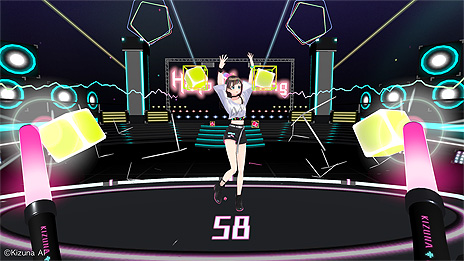 画像ギャラリー No.006のサムネイル画像 / Kizuna AI初のVRリズムゲーム「Kizuna AI - Touch the Beat!」の内容が一部公開。リリース時の収録楽曲も明らかに
