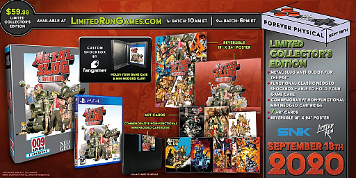 画像ギャラリー No.005のサムネイル画像 / 「メタルスラッグ」初代〜6を収録したPS4用ソフトのパッケージ版がLimited Run Gamesから。「DOOM 64」のパッケージ版も