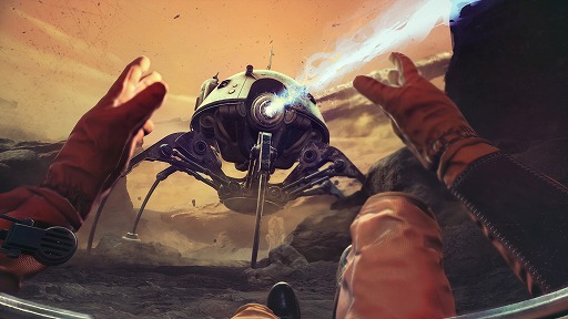 画像ギャラリー No.005のサムネイル画像 / 砂漠の惑星を原作にしたアクションADV「The Invincible」発売。未知の惑星に降り立った宇宙生物学者が遭遇する，人智を超えた体験とは