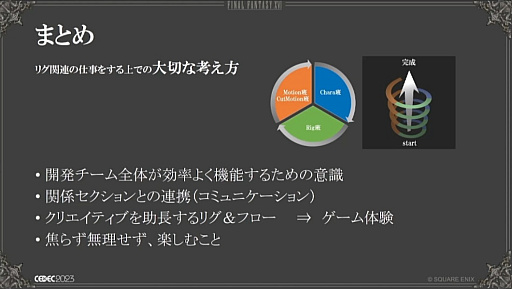 画像ギャラリー No.017のサムネイル画像 / ［CEDEC 2023］“リガー”は開発の屋台骨も支える。「FINAL FANTASY XVI事例で知るキャラクターリグの仕事」レポート