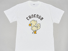 「チョコボ」「モーグリ」「トンベリ」「サボテンダー」の「FF」Tシャツ，予約を受付中。シンプルな白地に，かすれた風合いのプリントがおしゃれ