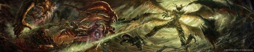 画像ギャラリー No.007のサムネイル画像 / 召喚獣合戦の絵画を用いた「FINAL FANTASY XVI」の巨大デジタルサイネージ広告が東京,大阪,福岡に本日から順次掲出