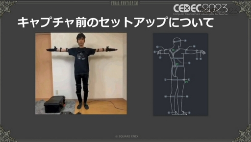 画像ギャラリー No.009のサムネイル画像 / ［CEDEC 2023］モーションキャプチャを自宅で行うという選択肢。「FINAL FANTASY XVI：おうちDEモーションキャプチャ」聴講レポート