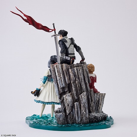 画像ギャラリー No.008のサムネイル画像 / 「FFXVI」のイメージアート“望郷”をモチーフにしたフィギュアが登場。クライヴ，ジル，ジョシュアを細部まで立体化，予約受付を開始