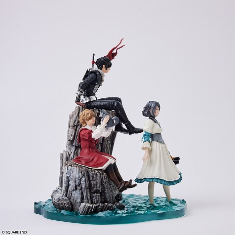 画像ギャラリー No.009のサムネイル画像 / 「FFXVI」のイメージアート“望郷”をモチーフにしたフィギュアが登場。クライヴ，ジル，ジョシュアを細部まで立体化，予約受付を開始