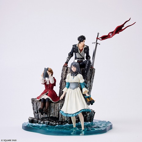 画像ギャラリー No.010のサムネイル画像 / 「FFXVI」のイメージアート“望郷”をモチーフにしたフィギュアが登場。クライヴ，ジル，ジョシュアを細部まで立体化，予約受付を開始