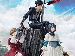 「FFXVI」のイメージアート“望郷”をモチーフにしたフィギュアが登場。クライヴ，ジル，ジョシュアを細部まで立体化，予約受付を開始