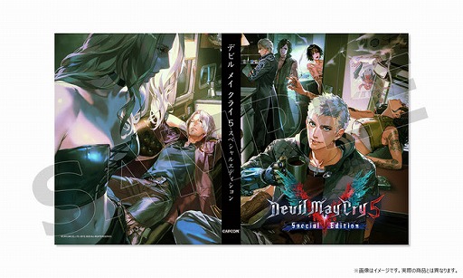 画像ギャラリー No.001のサムネイル画像 / イーカプコン限定版「デビル メイ クライ 5 スペシャルエディション」の描き下ろしアートが公開