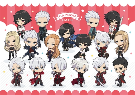 画像ギャラリー No.001のサムネイル画像 / カプコンカフェ「デビル メイ クライ」シリーズ20周年記念コラボ試食レポート。歴代キャラクターたちがデフォルメされてグッズに！