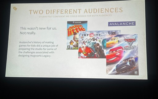 画像ギャラリー No.006のサムネイル画像 / ［GDC 2024］「ホグワーツ・レガシー」が取り組んだ，ベテランゲーマーとゲームをしないハリポタファンの両方に向けたオープンワールドRPG