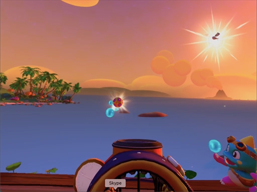 画像ギャラリー No.005のサムネイル画像 / 「パズルボブルVR バケーション・オデッセイ」インプレッション。VR空間で立体的なバブルの塊を次々に割っていく爽快感を味わえる