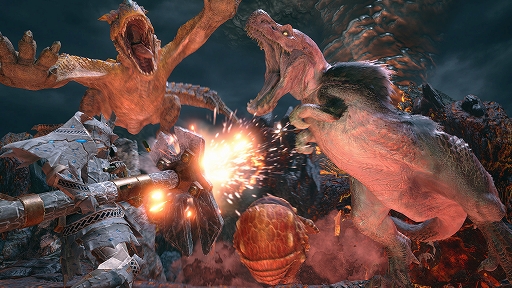 画像ギャラリー No.001のサムネイル画像 / Switch「モンスターハンターライズ」，ポーズセットの入手と強力なヌシ・ジンオウガに挑める2つのイベントクエストが本日配信に