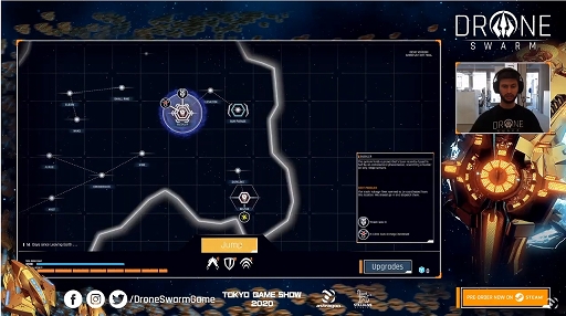 画像ギャラリー No.007のサムネイル画像 / ［TGS 2020］PC向け新作RTS「Drone Swarm」の公式番組をレポート。無数のドローンで壁を築き，敵を討て