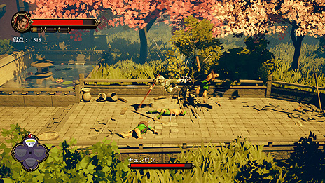 画像ギャラリー No.010のサムネイル画像 / 「ナインモンキー 功夫の秘儀」（Switch/PS4）は3月18日リリースへ。仇討ちのためカンフーで戦う，協力プレイ対応のベルトスクロールACT