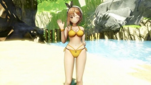 画像ギャラリー No.001のサムネイル画像 / 「ライザのアトリエ2」,水着衣装を追加する有料DLC第3弾が本日配信