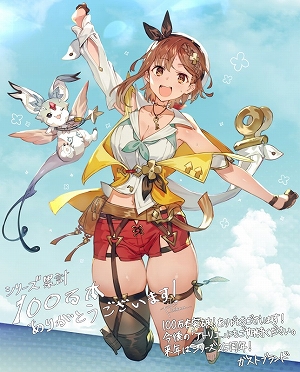 画像ギャラリー No.020のサムネイル画像 / 「ライザのアトリエ」シリーズ2作品の世界累計出荷本数が100万本を突破。記念として世界に1体のフィギュアが当たるTwitterキャンペーンなどを実施