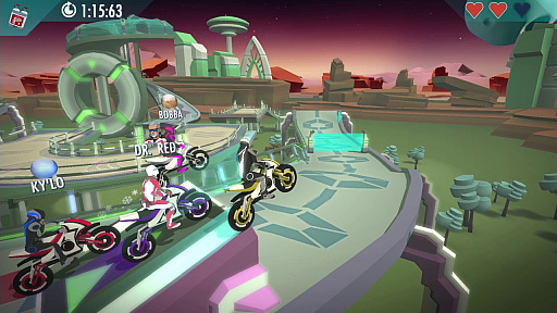 画像ギャラリー No.004のサムネイル画像 / Switch用バイクレースゲーム「グラビティライダーZERO」が本日配信。10月25日までセール価格に