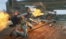 画像ギャラリー No.024のサムネイル画像 / 「機動戦士ガンダム 戦場の絆II」試遊レポート＆プロデューサーインタビュー。開放型の新筐体で，MSによる迫力のバトルが展開