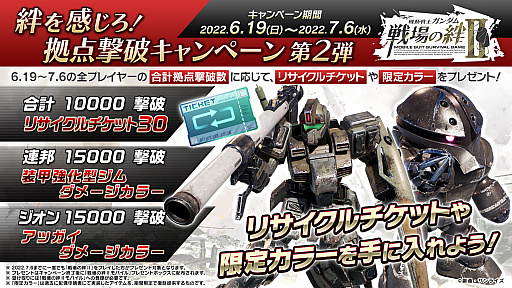 画像ギャラリー No.006のサムネイル画像 / 「機動戦士ガンダム 戦場の絆II」,7月のアップデート情報公開。実装予定の新規機体は“ガンダム6号機”と“ザメル”に