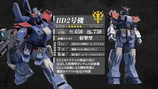 画像ギャラリー No.003のサムネイル画像 / 「機動戦士ガンダム 戦場の絆II」,7月5日のアップデートでペイルライダーとBD2号機が参戦。新ステージのリボー・コロニーも実装