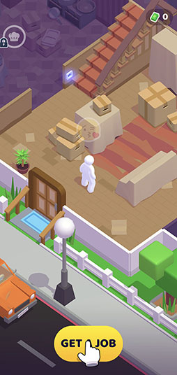 画像ギャラリー No.003のサムネイル画像 / 目指すは充実した人生。「Staff! - Job & Life Simulator」を紹介する「(ほぼ)日刊スマホゲーム通信」第2418回