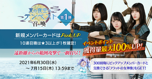 画像ギャラリー No.007のサムネイル画像 / 「日向坂46とふしぎな図書室」,★4メンバーカード確定召喚チケットが獲得できるイベントが開催