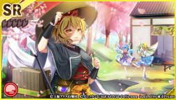 画像ギャラリー No.005のサムネイル画像 / 「東方ダンマクカグラ」に八雲 藍のSRミタマカード“ヒトリ，夜ニ溶ケル”が登場