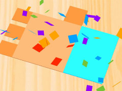 カラーペーパーを見本どおりに敷く。スマホ向けパズル「Color Roll 3D」を紹介する「（ほぼ）日刊スマホゲーム通信」第2423回