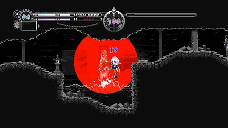 画像ギャラリー No.005のサムネイル画像 / Switch版「Touhou Luna Nights」の配信日が12月17日に決定し，予約受付がスタート。ナイフと時間操作能力を駆使して戦う2D探索型アクション
