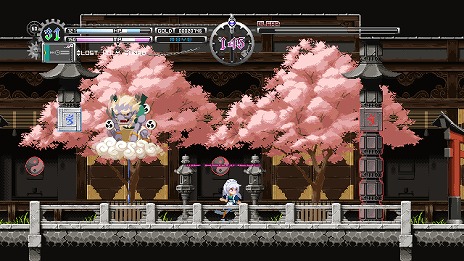 画像ギャラリー No.006のサムネイル画像 / Switch版「Touhou Luna Nights」の配信日が12月17日に決定し，予約受付がスタート。ナイフと時間操作能力を駆使して戦う2D探索型アクション
