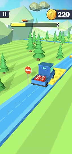 画像ギャラリー No.004のサムネイル画像 / 荷物を落とさずに届けられるか。スマホ向けゲーム「ヒルトランスポーター」を紹介する「(ほぼ)日刊スマホゲーム通信」第2421回
