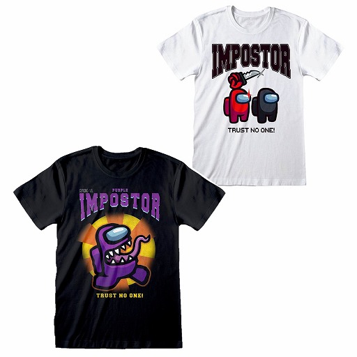 画像ギャラリー No.001のサムネイル画像 / 「Among Us」の“インポスターTシャツ”がヴィレヴァンオンラインで発売