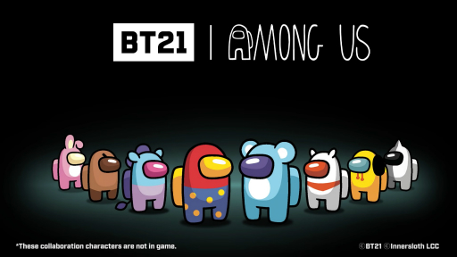 画像ギャラリー No.001のサムネイル画像 / 「Among Us」とBTSのキャラクターブランド「BT21」がコラボ。11月25日にコンテンツ公開へ