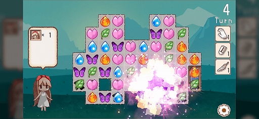画像ギャラリー No.004のサムネイル画像 / スマホ向けマッチ3パズルゲーム「Clear Sky」が本日配信開始