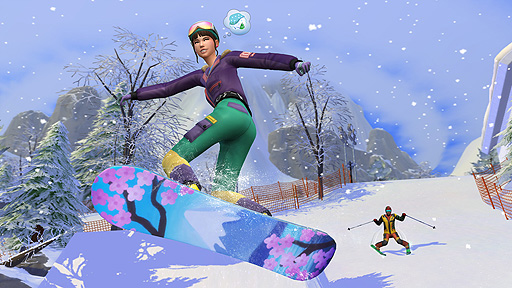 画像ギャラリー No.002のサムネイル画像 / “日本”要素満載の，「The Sims 4」最新拡張「Snowy Escape」が11月13日にリリース。雪山での遊びや温泉，和風の住まい作りを楽しめる