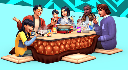 画像ギャラリー No.006のサムネイル画像 / “日本”要素満載の，「The Sims 4」最新拡張「Snowy Escape」が11月13日にリリース。雪山での遊びや温泉，和風の住まい作りを楽しめる
