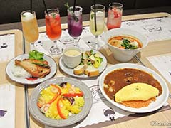 「恋と深空」“にゃんこシリーズ”コラボカフェが順次開催。火鍋湯麺や彩りパエリアなど，5人のカレをイメージしたメニューを味わってきた