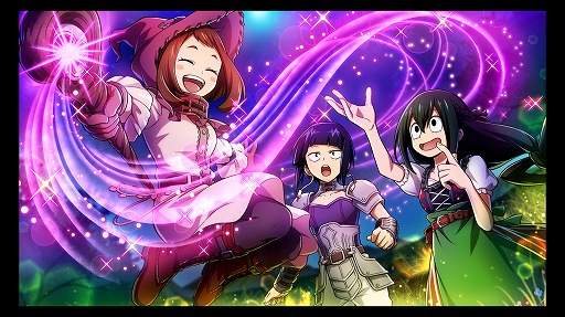 画像ギャラリー No.006のサムネイル画像 / 「僕のヒーローアカデミア ULTRA IMPACT」にファンタジー衣装のお茶子・切島が登場