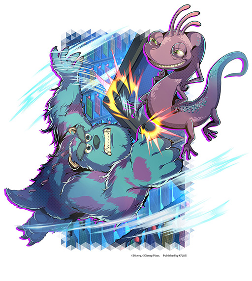 画像ギャラリー No.006のサムネイル画像 / 「スタースマッシュ」に「モンスターズ・インク」のサリー＆マイクらが登場