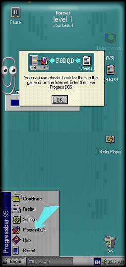 画像ギャラリー No.007のサムネイル画像 / HDDのノイズが心地良い。スマホ向けカジュアルゲーム「ProgressBar95 - retro arcade」を紹介する「（ほぼ）日刊スマホゲーム通信」第2433回