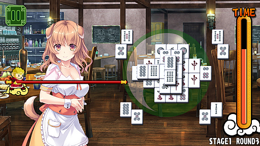 画像ギャラリー No.002のサムネイル画像 / 麻雀ソリティア「Pretty Girls Mahjong Solitaire [GREEN]」がSteamで本日リリース。プリミナ，スミレなど新たに5人の美少女が登場