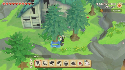 画像ギャラリー No.048のサムネイル画像 / 「牧場物語 オリーブタウンと希望の大地」を先行プレイ。Switch初のシリーズ完全新作は,土地の開拓やクラフト要素による自由度の高さが特徴