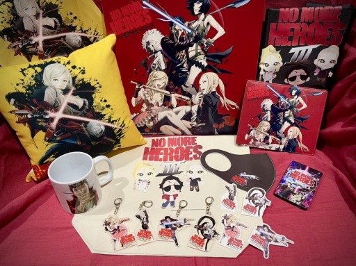 画像ギャラリー No.001のサムネイル画像 / 「ノーモア★ヒーローズ」とヴィレッジヴァンガードがコラボ。限定グッズの受注販売をオンラインストアで開始